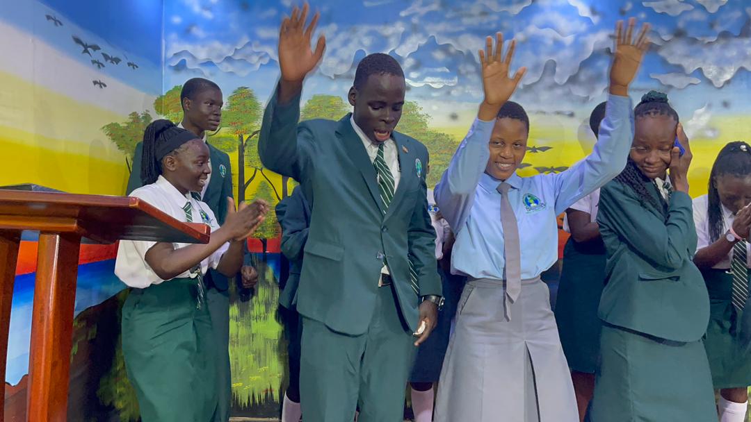 Global Harvest Students Commit Their Examinations to God in Prayer
